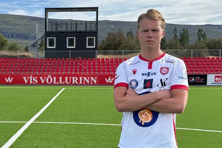 Harald Ágúst Brynjarsson er hægri bakvörður sem getur einnig spilað framar á kantinum.
