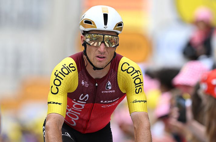 Cofidis liðið náði að taka þátt í keppninni þrátt fyrir að vanta ellefu hjól