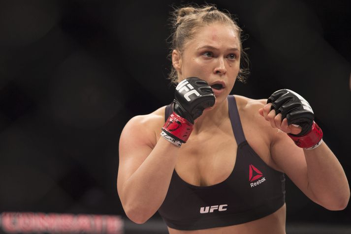 Bardagadrottningin Ronda Rousey.