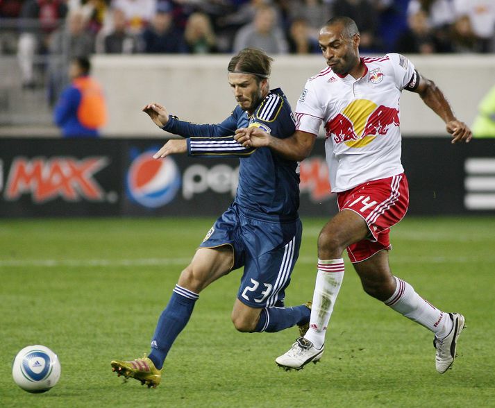 Beckham og Henry takast á.