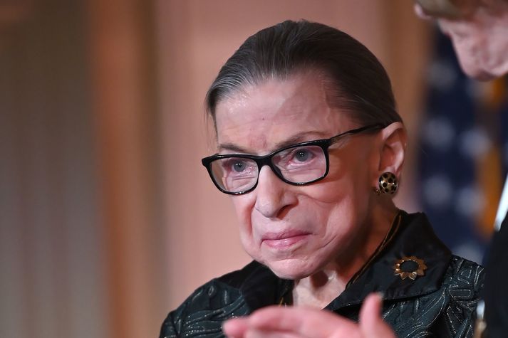 Ruth Bader Ginsburg var 87 ára.