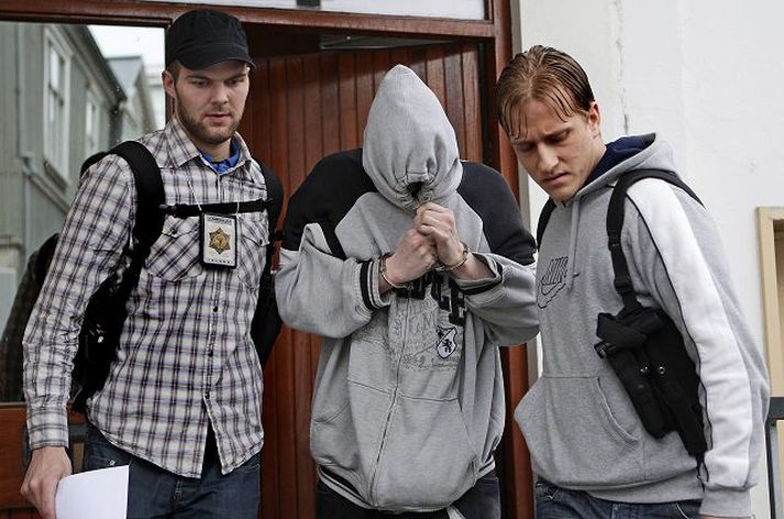 Mennirnir voru leiddir fyrir dómara í Héraðsdómi Reykjavíkur í gær.Fréttablaðið/vilhelm