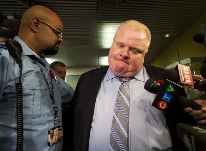 Rob Ford, borgarstjóri Toronto.