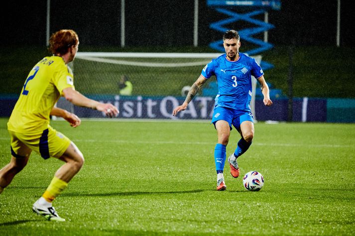 Daníel Leó Grétarsson og félagar í vörn Íslands fengu krefjandi verkefni í kvöld.