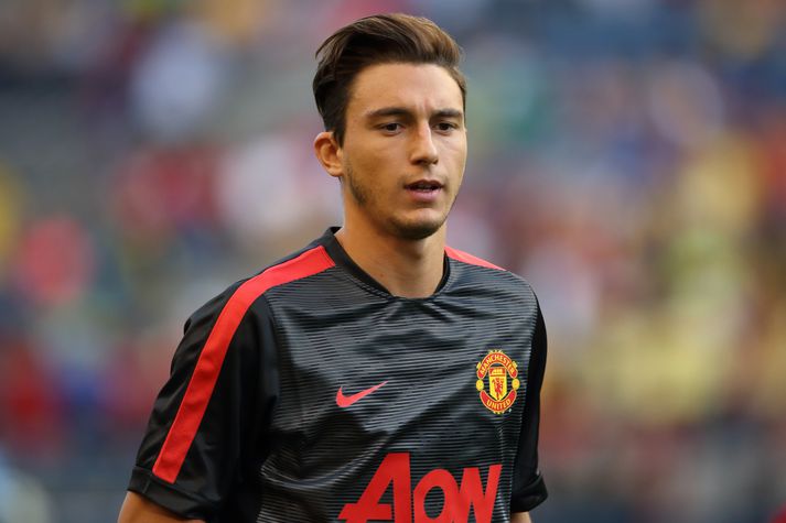 Matteo Darmian fyrir leik Manchester United gegn Club America á dögunum.