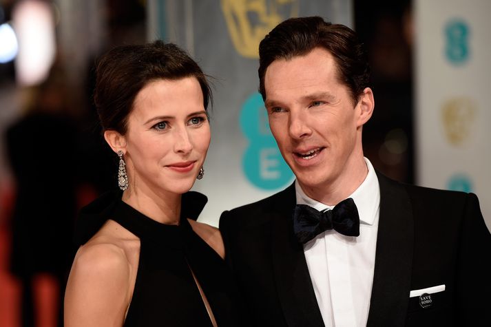 Sophie Hunter og Benedict Cumberbatch giftu sig á Valentínusardaginn.