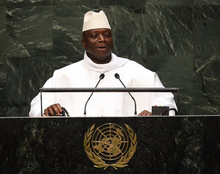Al Hadji Yahya Jammeh, forseti Gambíu.