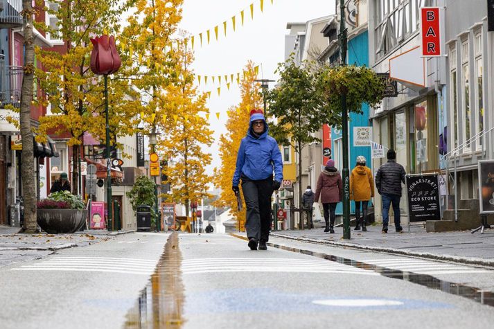 Hiti verður á bilinu sjö til þrettán stig í dag. Myndin er úr safni.