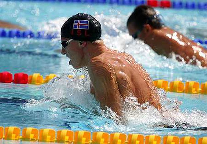 Jakob Jóhann Sveinsson sigraði í 100 m bringusundi með yfirburðum.