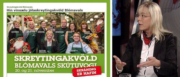 Vigdís var í blómunum áður en hún fór í stjórnmál.
