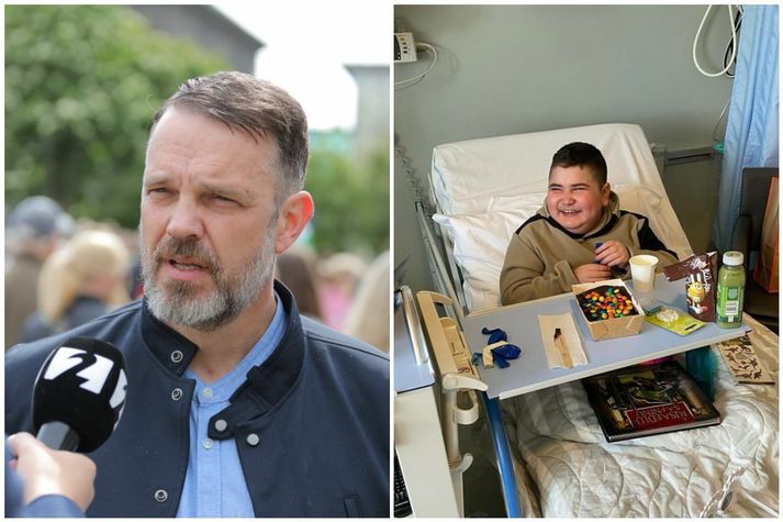 Stefán Már Gunnlaugsson, formaður Duchenne-samtakanna á Íslandi.