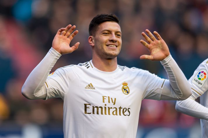 Luka Jovic hefur ekki tekist að slá í gegn hjá Real Madrid.