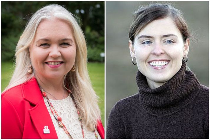 Erna (t.v) starfaði áður sem framkvæmdastjóri Barnaheilla á Íslandi og Soffía sem IB stallari við Menntaskólann við Hamrahlíð.