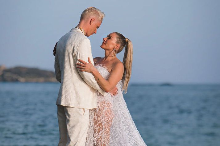 Siggi Kjartan og Sylvía Lovetank giftu sig með stæl á Ibiza eyjunni fyrr í júní.