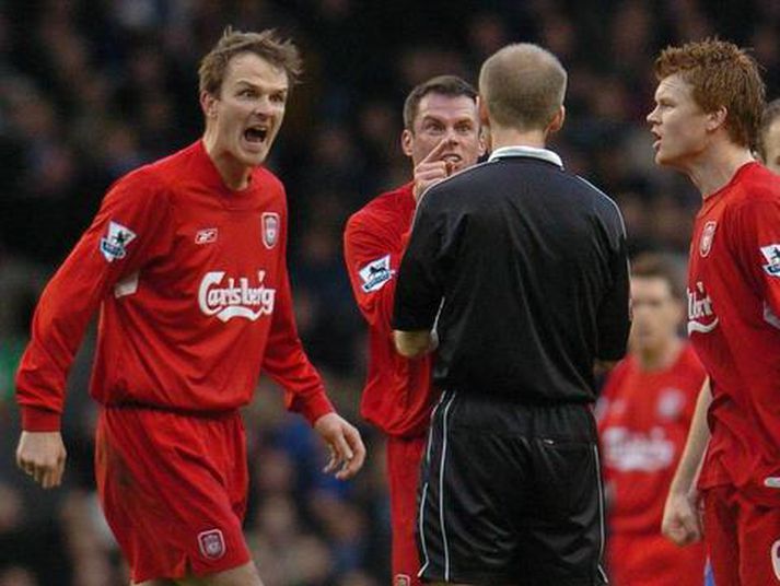 Dietmar  Hamann í leik með Liverpool.