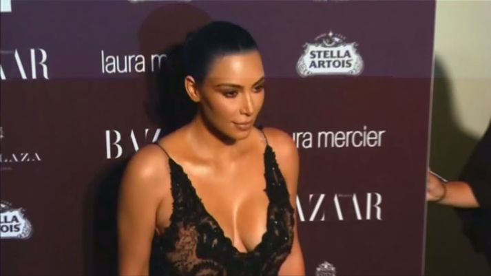 Kim Kardashian er vön að vera miðpunktur athyglinnar.