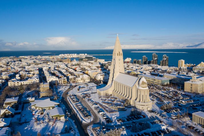 Það er ekki jafn bjart yfir matvöruverði á Íslandi miðað við Norðurlöndin og var í Reykjavík þennan fallega vetrardag.