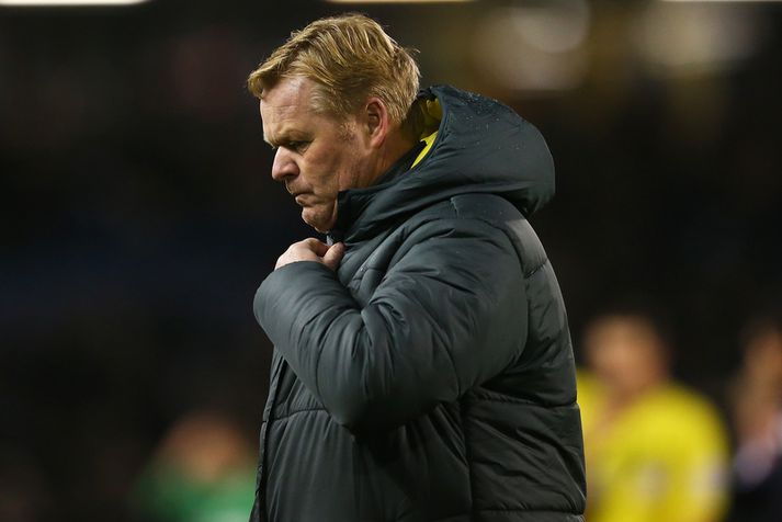 Ronald Koeman var svekktur eftir tapið.