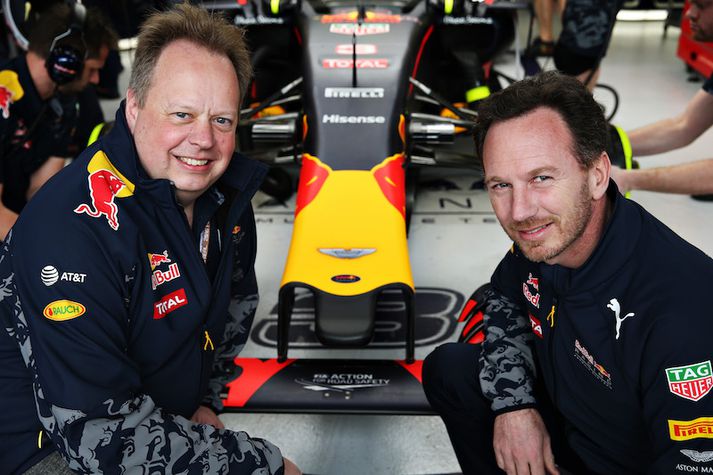 Andy Palmer og Christian Horner.