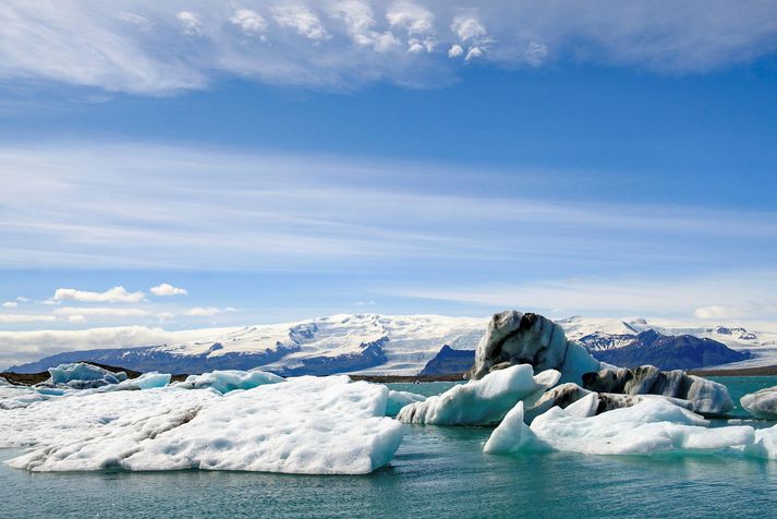 Frá Jökulsárlóni.