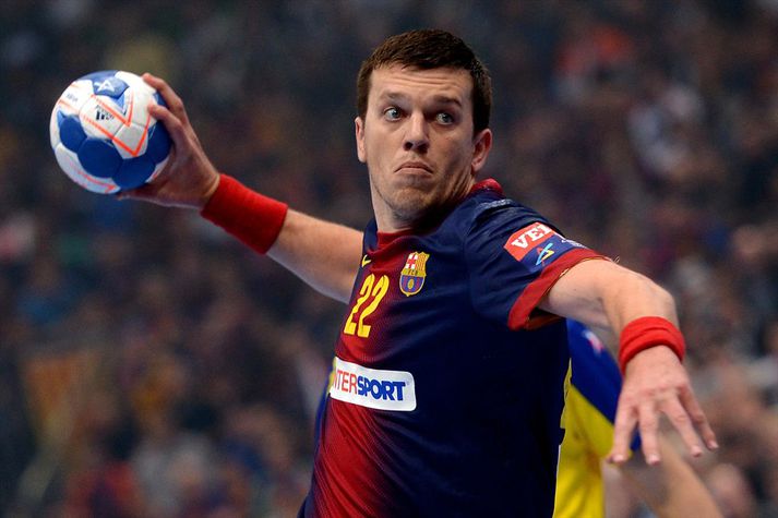 Sergej Rutenka í leik með Barcelona.