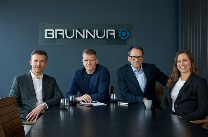 Kjartan Örn Ólafsson, Árni Blöndal, Sigurður Arnljótsson og Margrét Ormslev Ásgeirsdóttir eru fjárfestingastjórar Brunns Ventures.