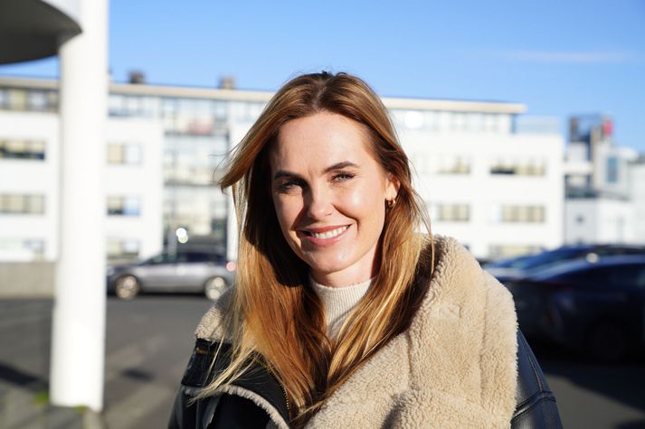 Monika Hjálmtýsdóttir formaður Félags fasteignasala. 