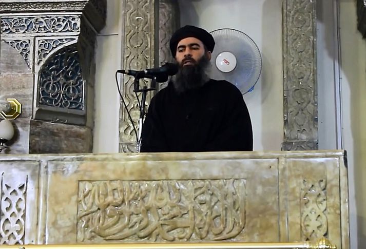 Abu Bakr al-Baghdadi, leiðtogi Íslamska ríkisins.