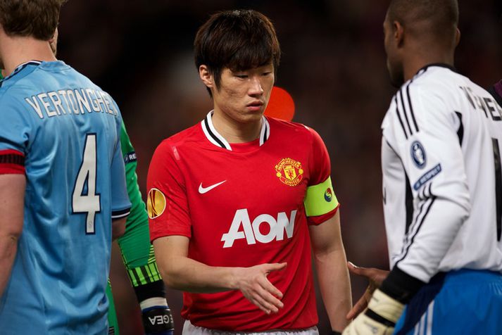 Ji-Sung Park var fyrirliði United í einum leik í Evrópudeildinni.