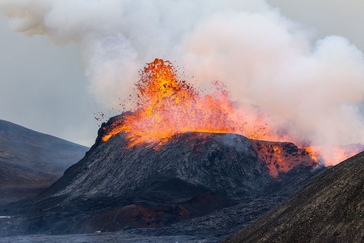 Eldgosinu í Fagradalsfjalli í Geldingadölum lauk formlega hinn 18. desember 2021.