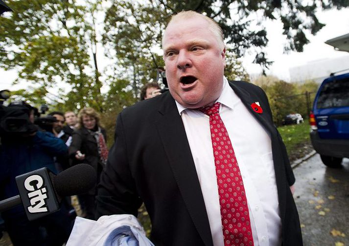 Rob Ford segist ekki ætla að segja af sér vegna málsins.