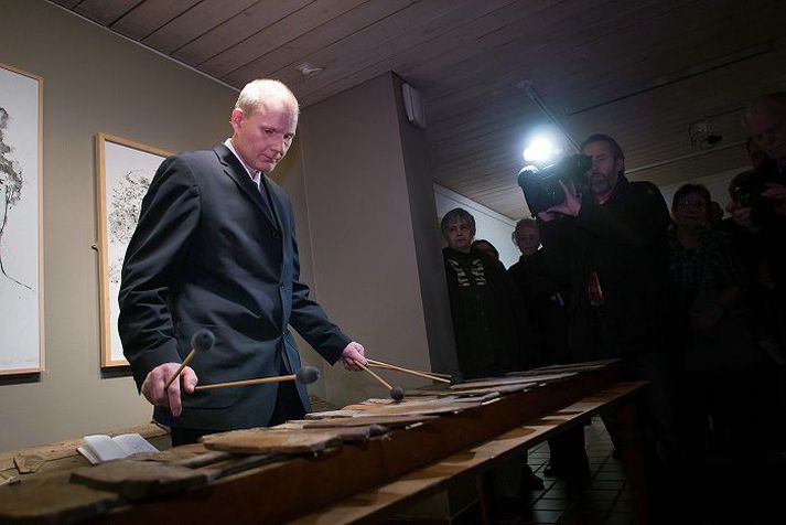 Páll á Húsafelli verður í aðalhlutverki í Gerðubergi á morgun.