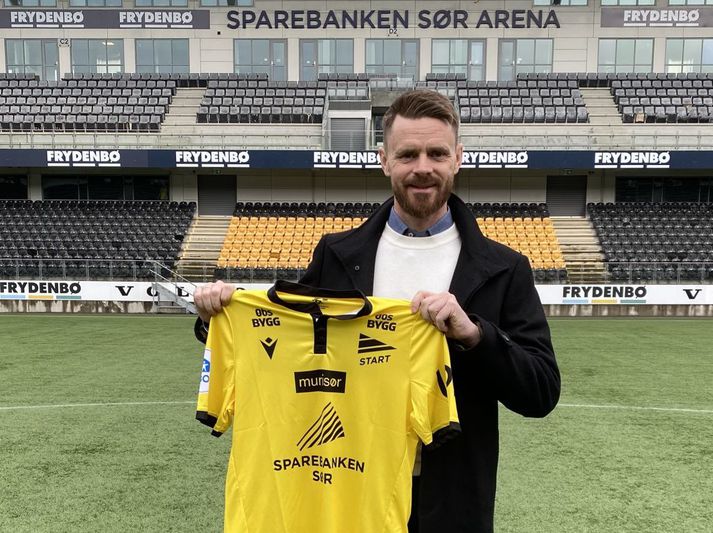 Magni Fannberg var kynntur til leiks hjá Start í dag.