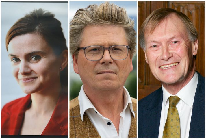 Eiríkur Bergmann segir morðið á David Amess í gær minna á morðið á Jo Cox fyrir fimm árum. 