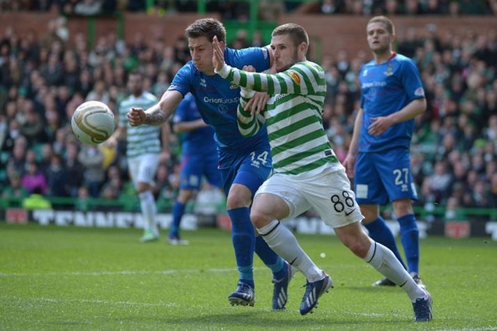 Gary Hooper skoraði tvö mörk í dag.