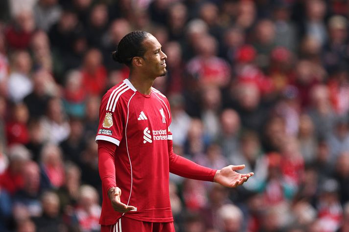 Virgil van Dijk hefur stundum virst ansi pirraður í vetur.