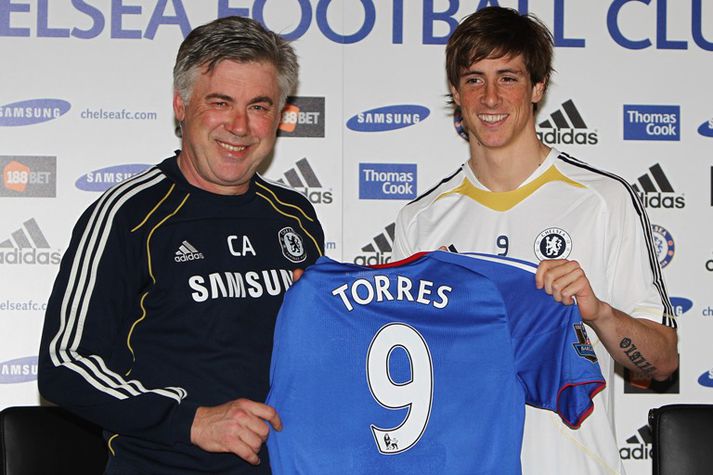 Torres og Ancelotti.