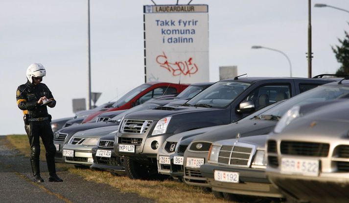 Af sem áður var. Lögreglan skrifaði ekki út eina einustu sekt á föstudaginn.