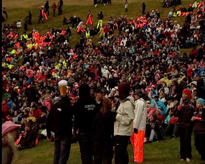 Frá Þjóðhátíð í Eyjum í fyrra.