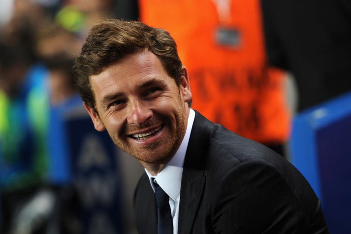 Villas-Boas gat leyft sér að brosa í kvöld.