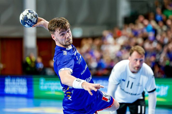 Óðinn Þór Ríkharðsson var næstmarkahæstur í liði Kadetten Schaffhausen í dag.