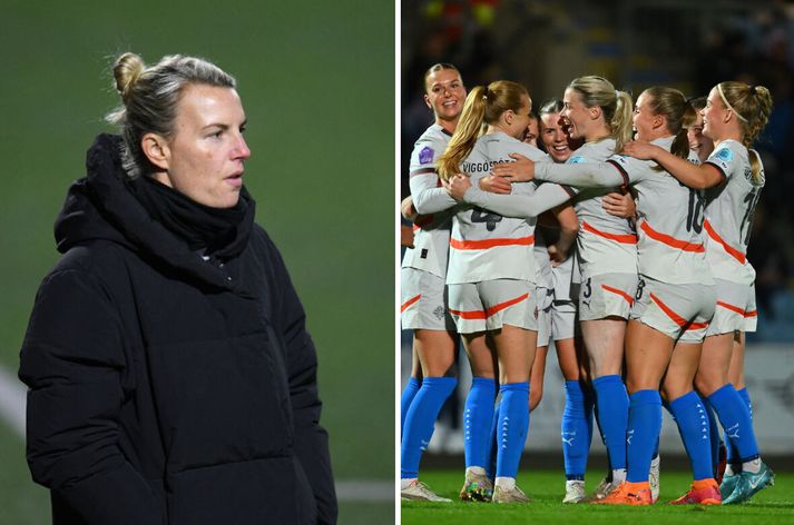 Tanya Oxtoby þurfti að horfa upp á íslenska liðið fagna tveimur mörkum í gær en var engu að síður ánægð með sitt lið.