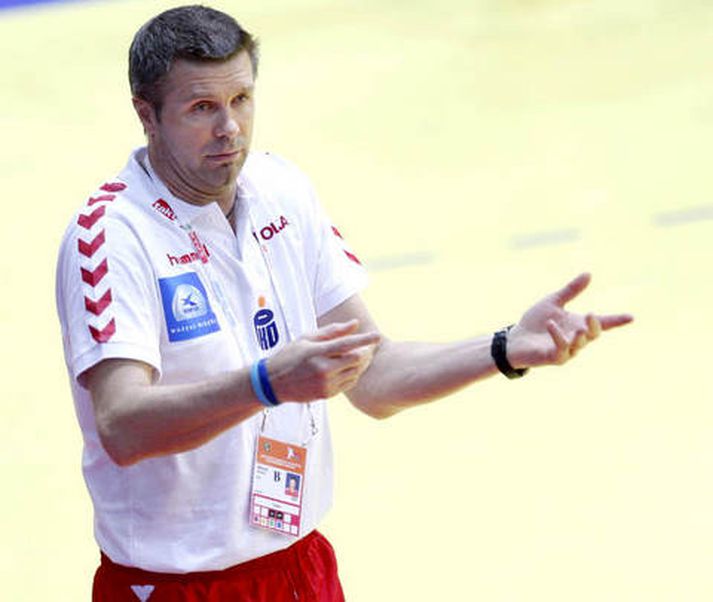 Bogdan Wenta, landsliðsþjálfari Pólverja.