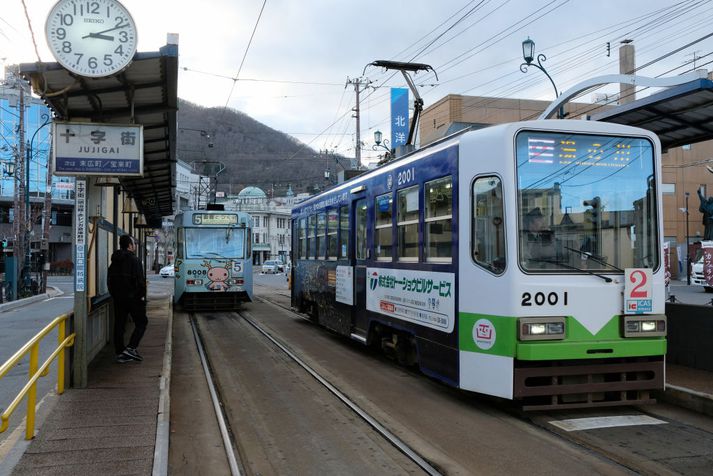 Snigillinn olli truflunum í lestasamgöngum á Kyushu eyju.