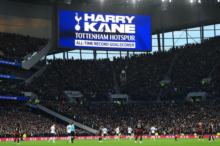 Mark Harry Kane gegn Manchester City þýðir að hann er nú markahæstur í sögu félagsins.