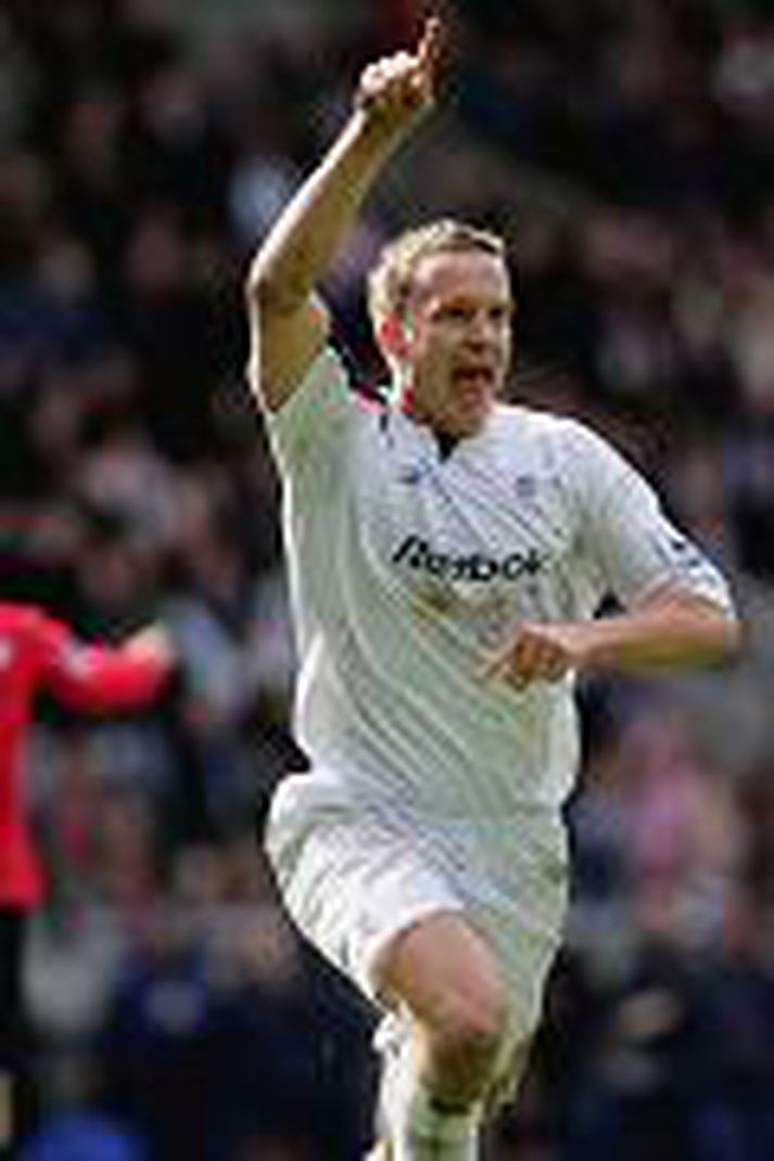 Kevin Davies setti tvö í dag.