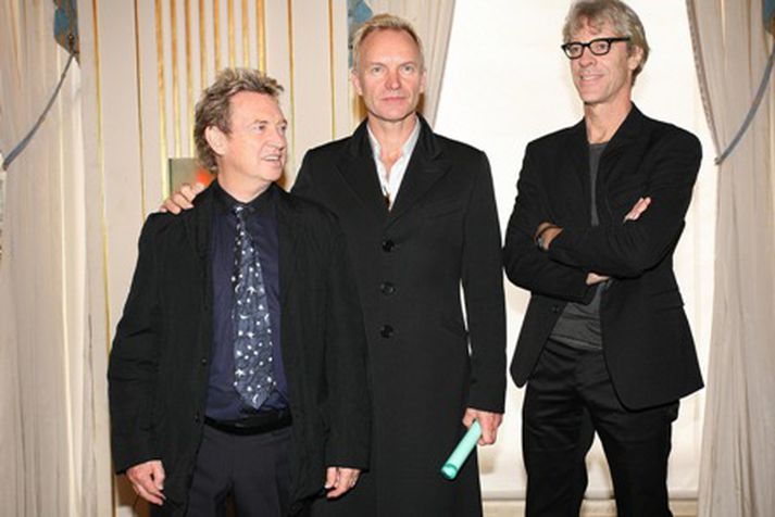 Meðlimir hljómsveitarinnar þeir Andy Summers, Sting og Stewart Copeland