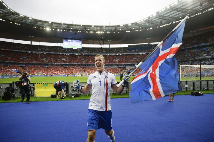Hannes hefur varið flest skot allra markvarða á EM 2016.