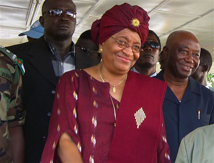 Ellen Johsons- Sirleaf.