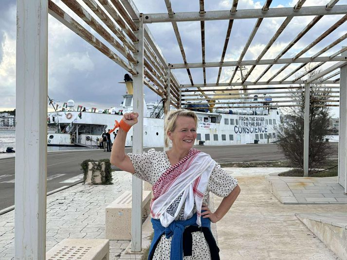 Margrét Kristín segir að það hafi breytt henni að þurfa að fylgjast með hörmungunum á Gasa í tvö ár. Líf hennar hafði öðlast nýja vídd.